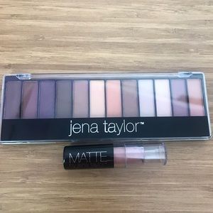 Jena Taylor Eyeshadow Pallet with Matte Lipstick